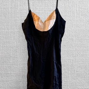 Anthropologie Black and Cream Mini Dress